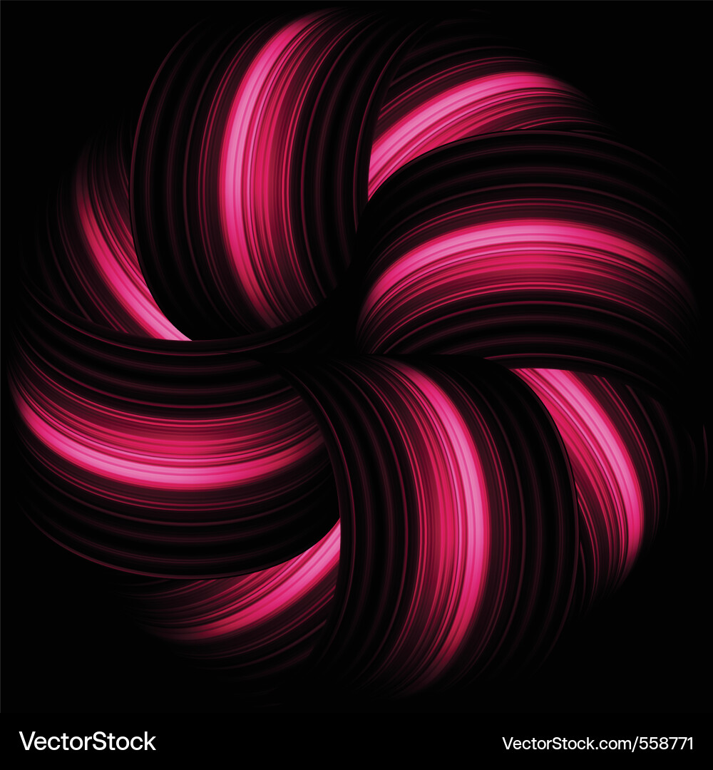 Abstract Red Wave Background Vector Image