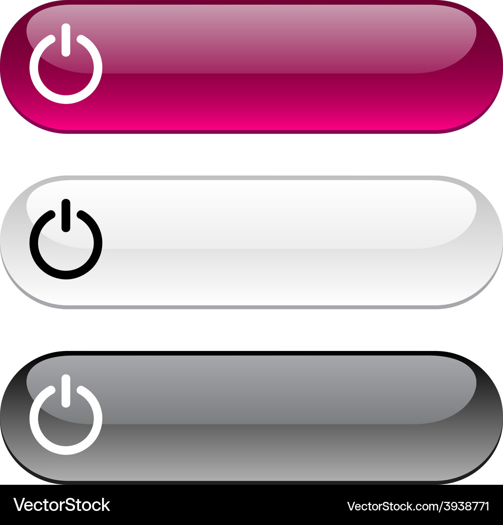 Switch button Vector Image
