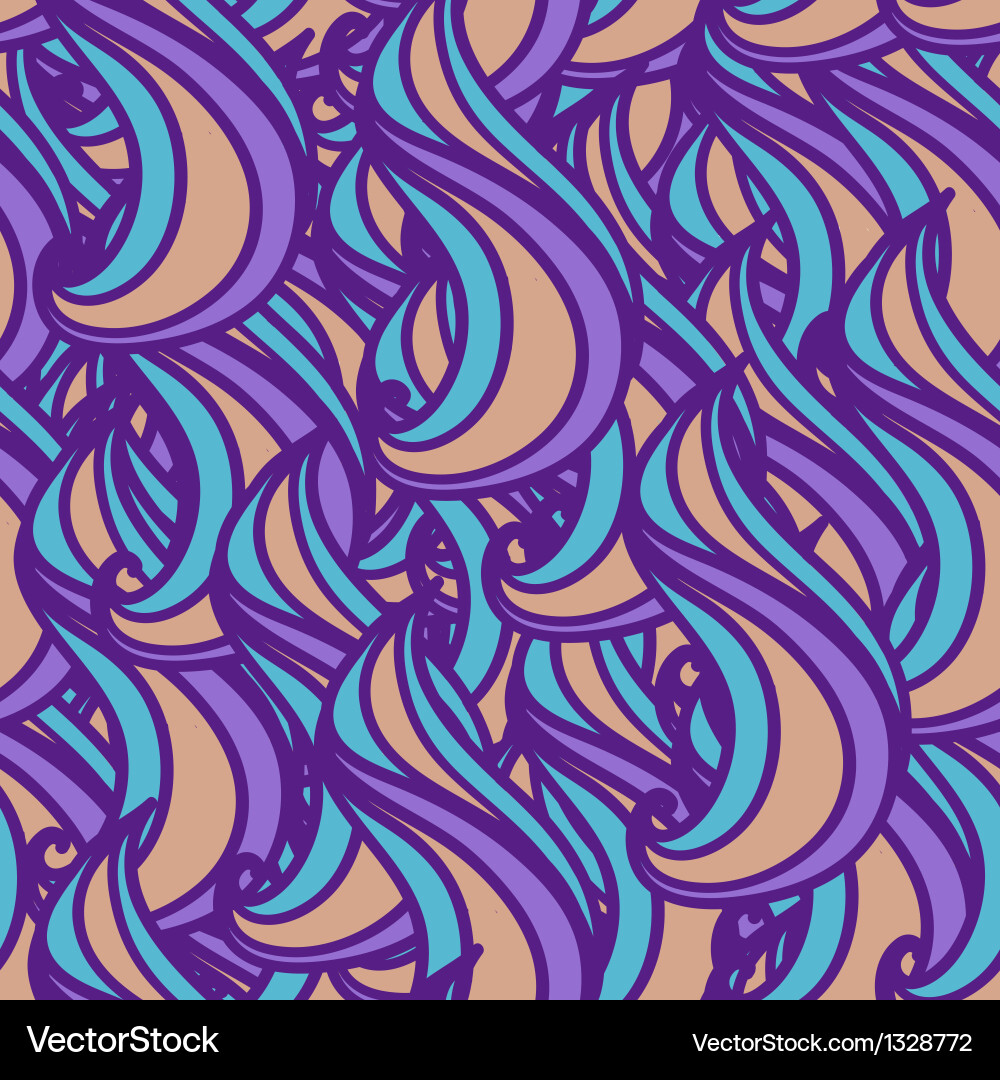 Abstract background with curl Vector Image