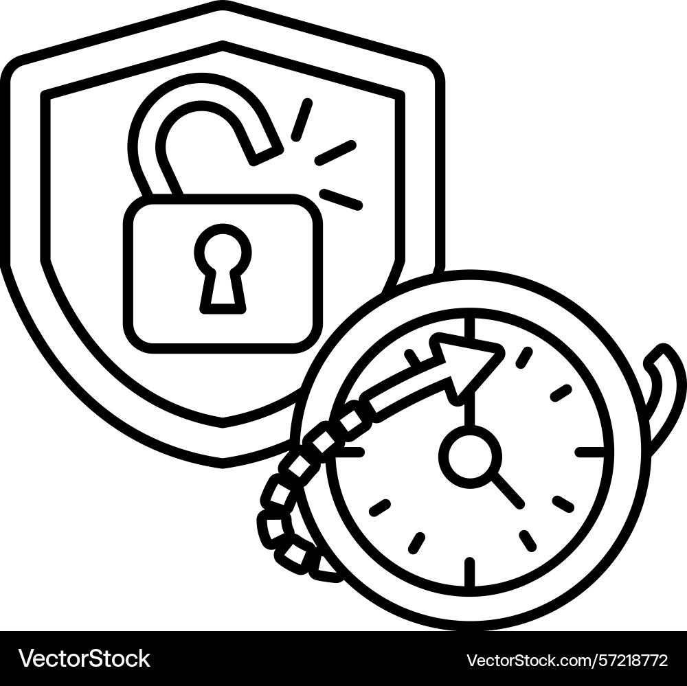 Shield with a arrow pointing to the right Shield with a arrow pointing to the right Vector Image