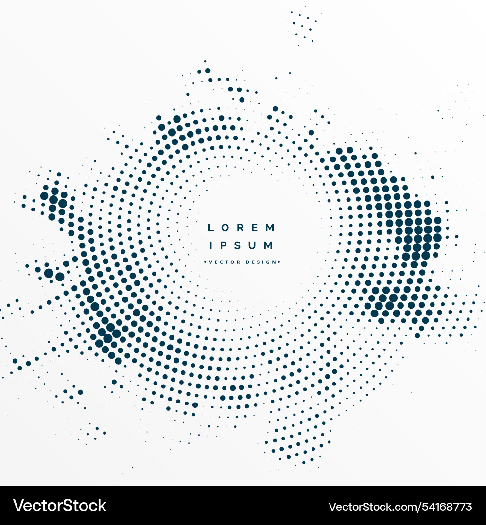 Halftone texture frame with text space vector image