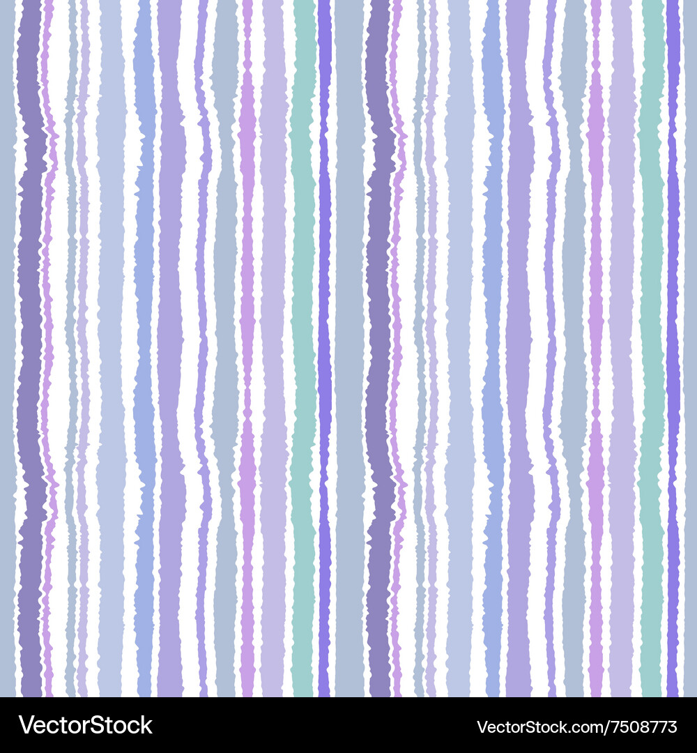 Seamless strip pattern vertical lines with torn Vector Image