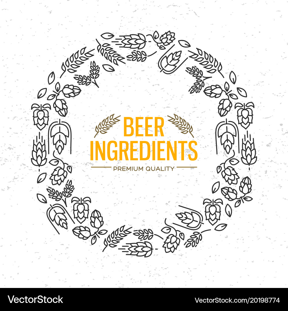 Stylish design icons round frame vector image
