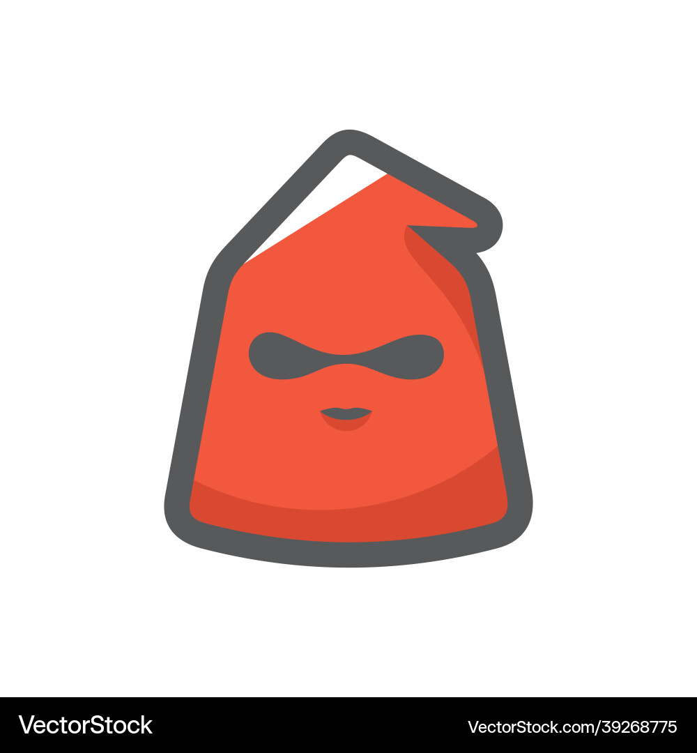 Red Executioner Mask Icon vector image