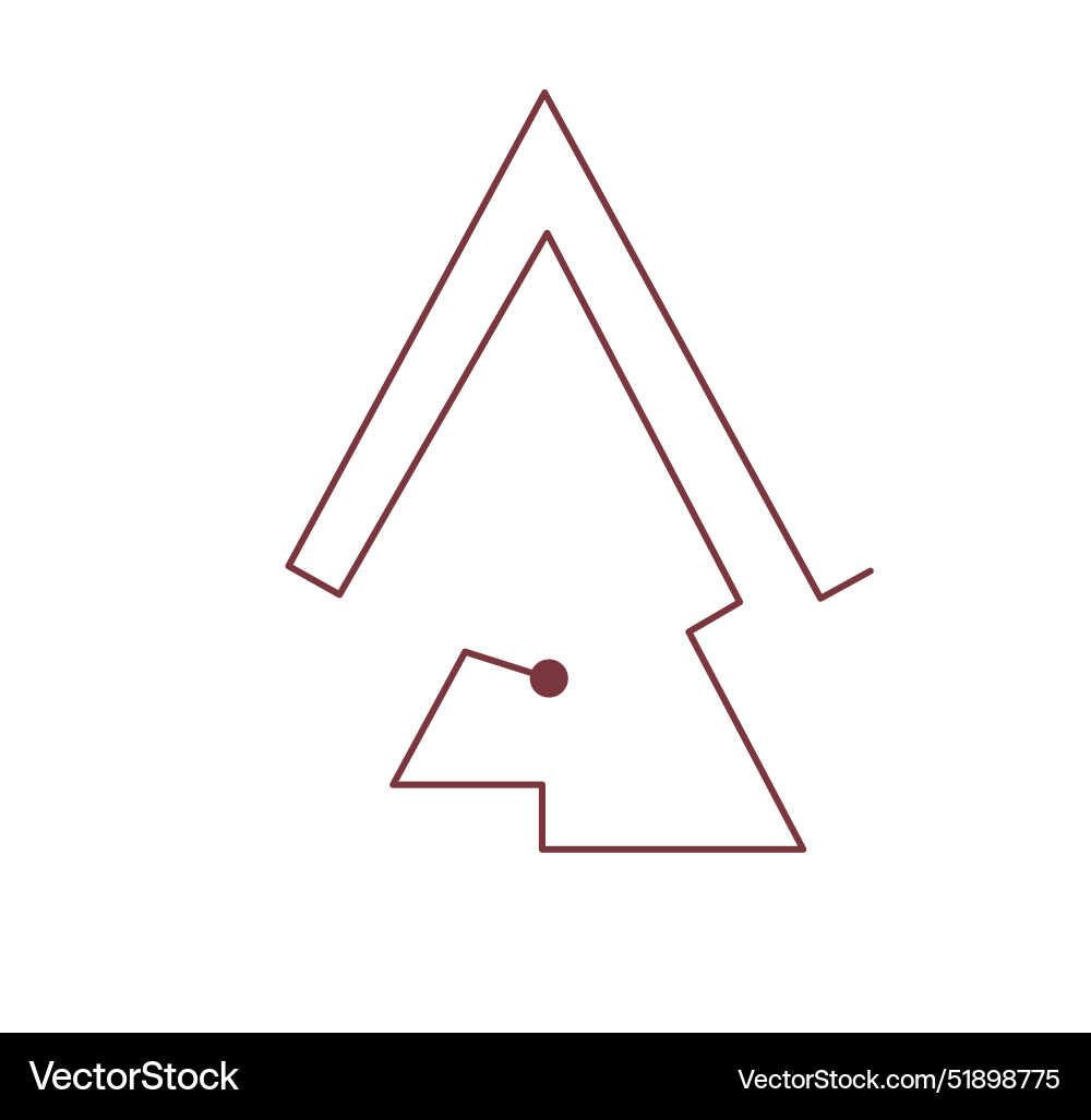 Triangle maze game labyrinth puzzle Vector Image