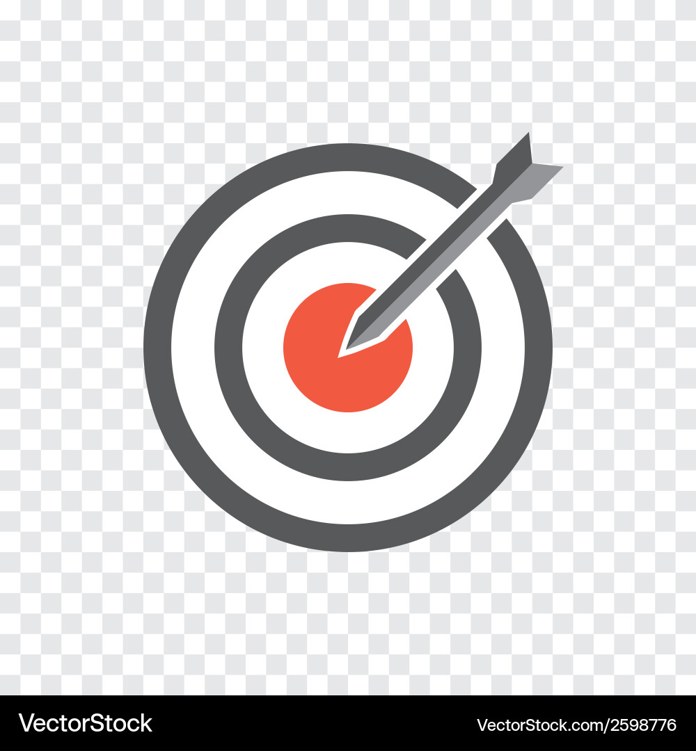 Dart Target Icon vector image