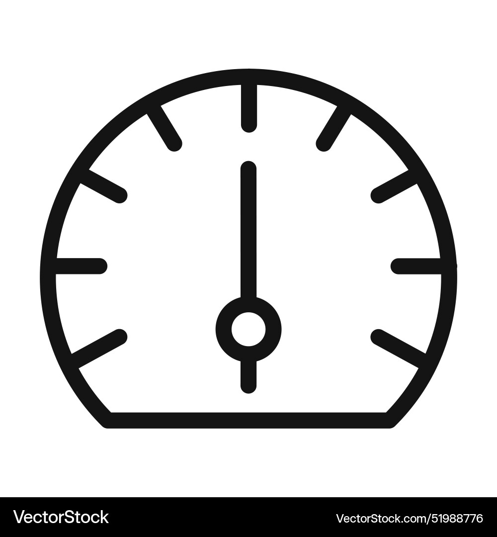 Vehicle tachometer icon for performance tuning Vehicle tachometer icon for performance tuning Vector Image