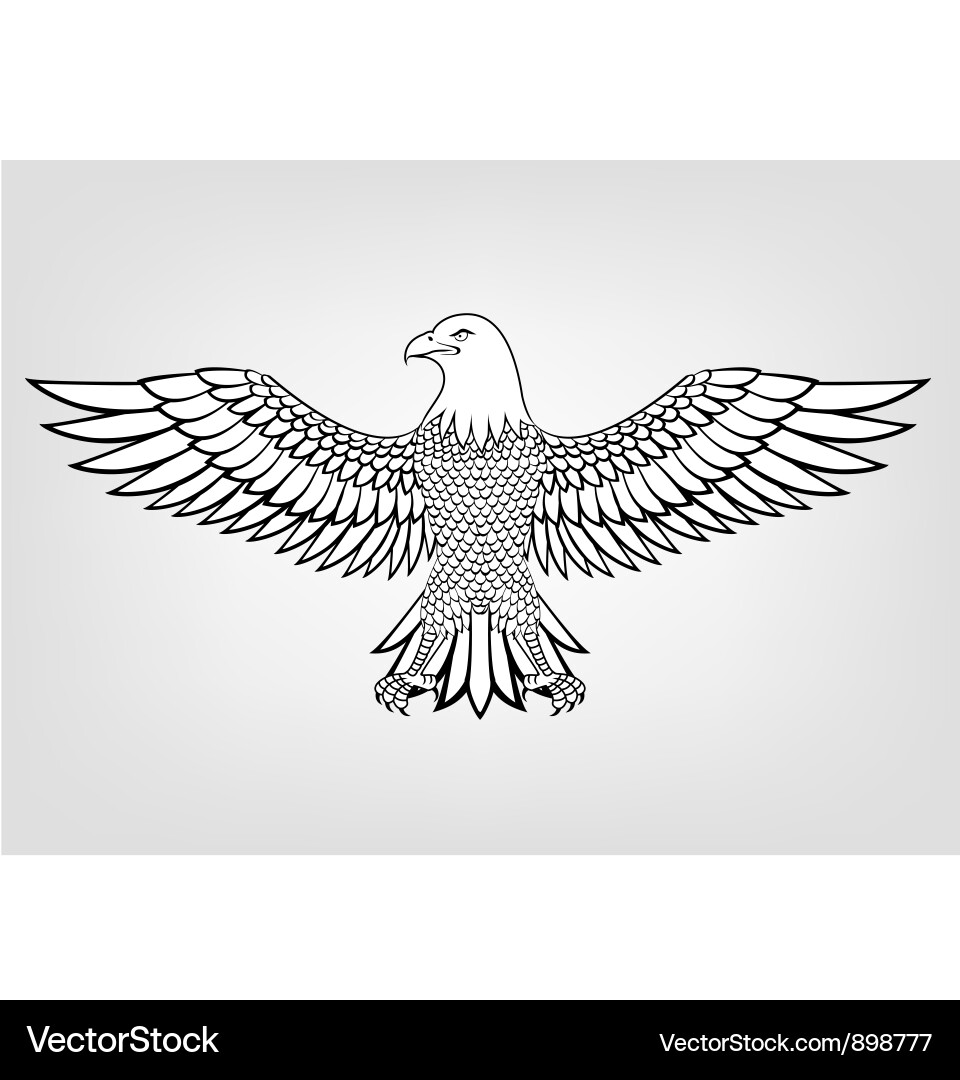 Eagle tattoo Royalty Free Vector Image - VectorStock