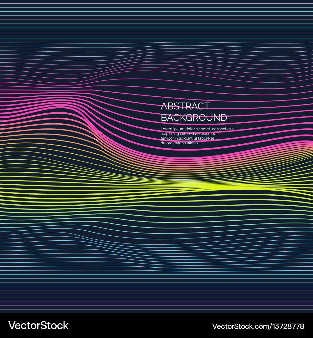 Abstract background with a dynamic waves Abstract background with a dynamic waves vector image