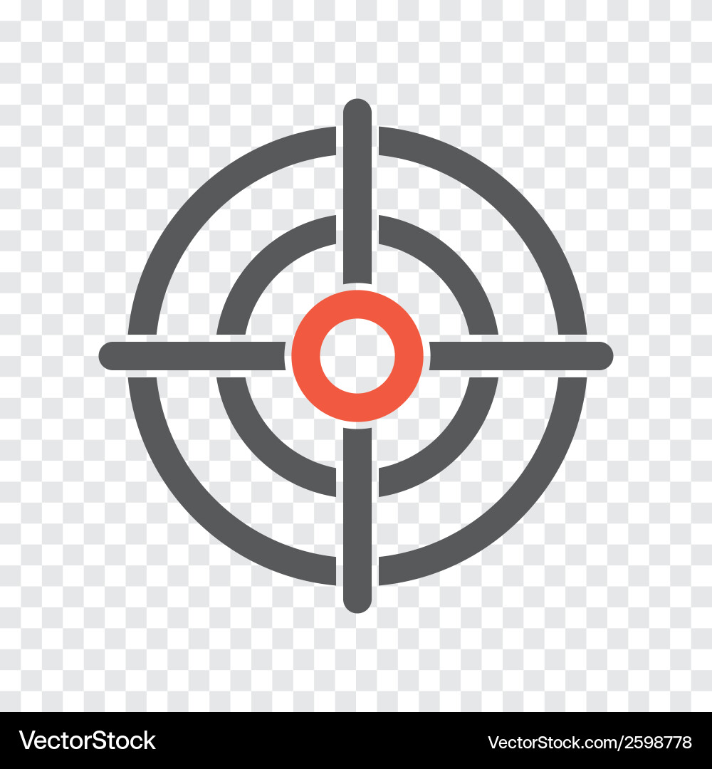 Crosshair Royalty Free Vector Image - VectorStock