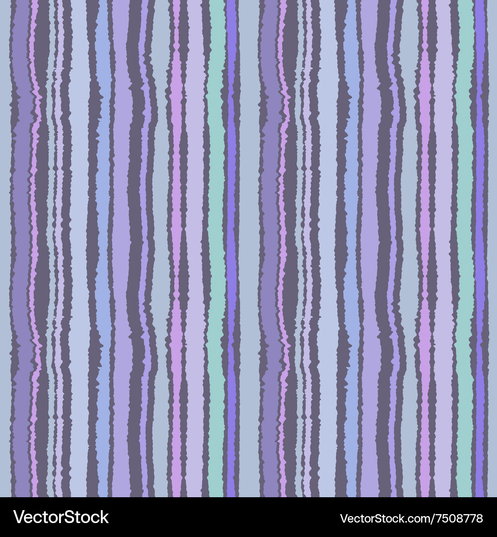 Seamless strip pattern vertical lines with torn Vector Image