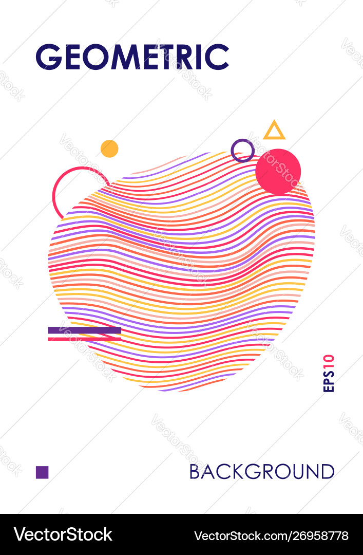 Trendy Cover Design Template mit abstrakter Linie Trendy Cover Design Template mit abstrakter Linie vektorbild