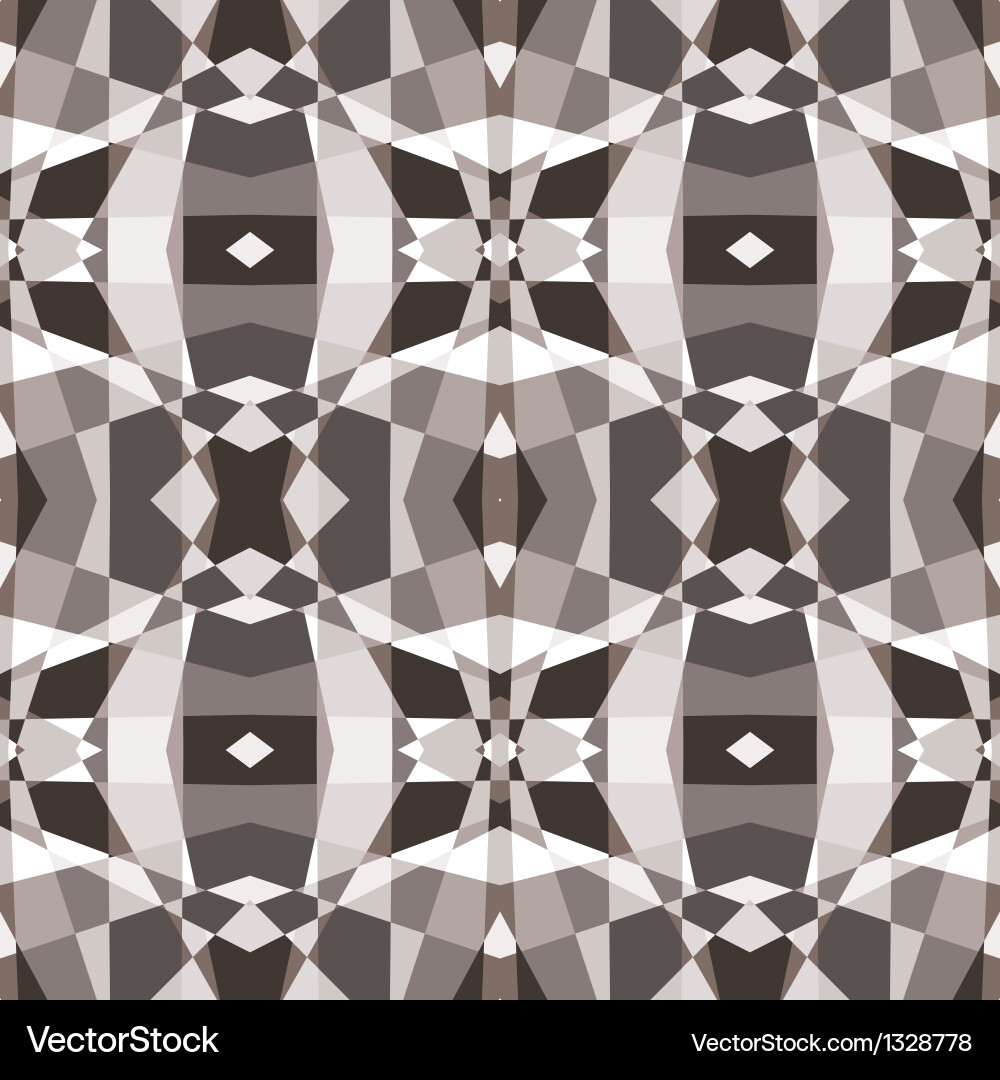 Two abstract lattice seamless patterns vector image