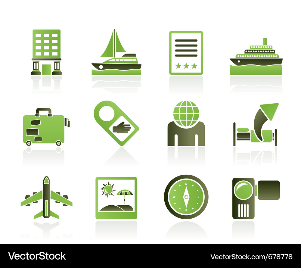 Vacation and holidays icon Vector Image