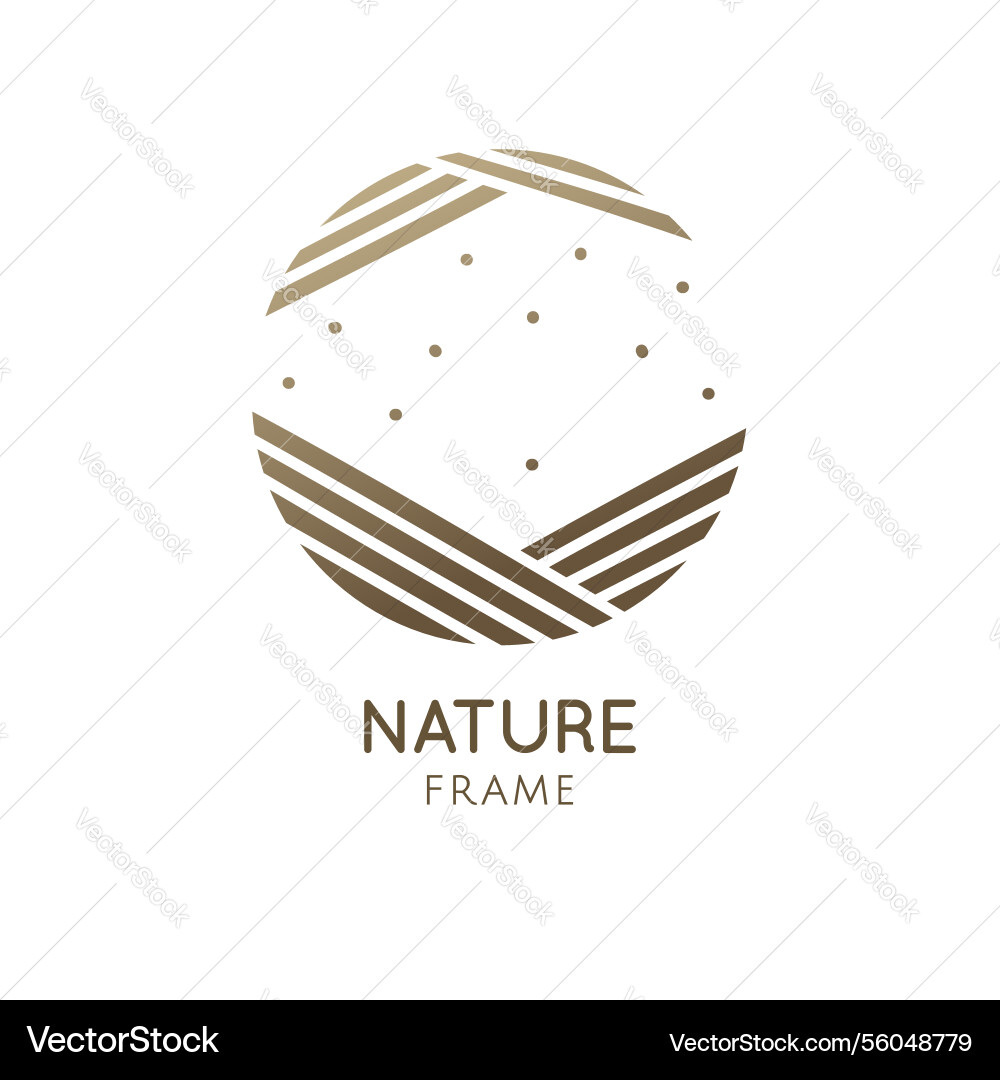 Abstract geometrical frame in linear style Abstract geometrical frame in linear style vector image