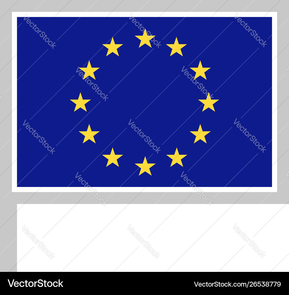 Flag on flagpole rectangular shape icon white Flag on flagpole rectangular shape icon white vector image