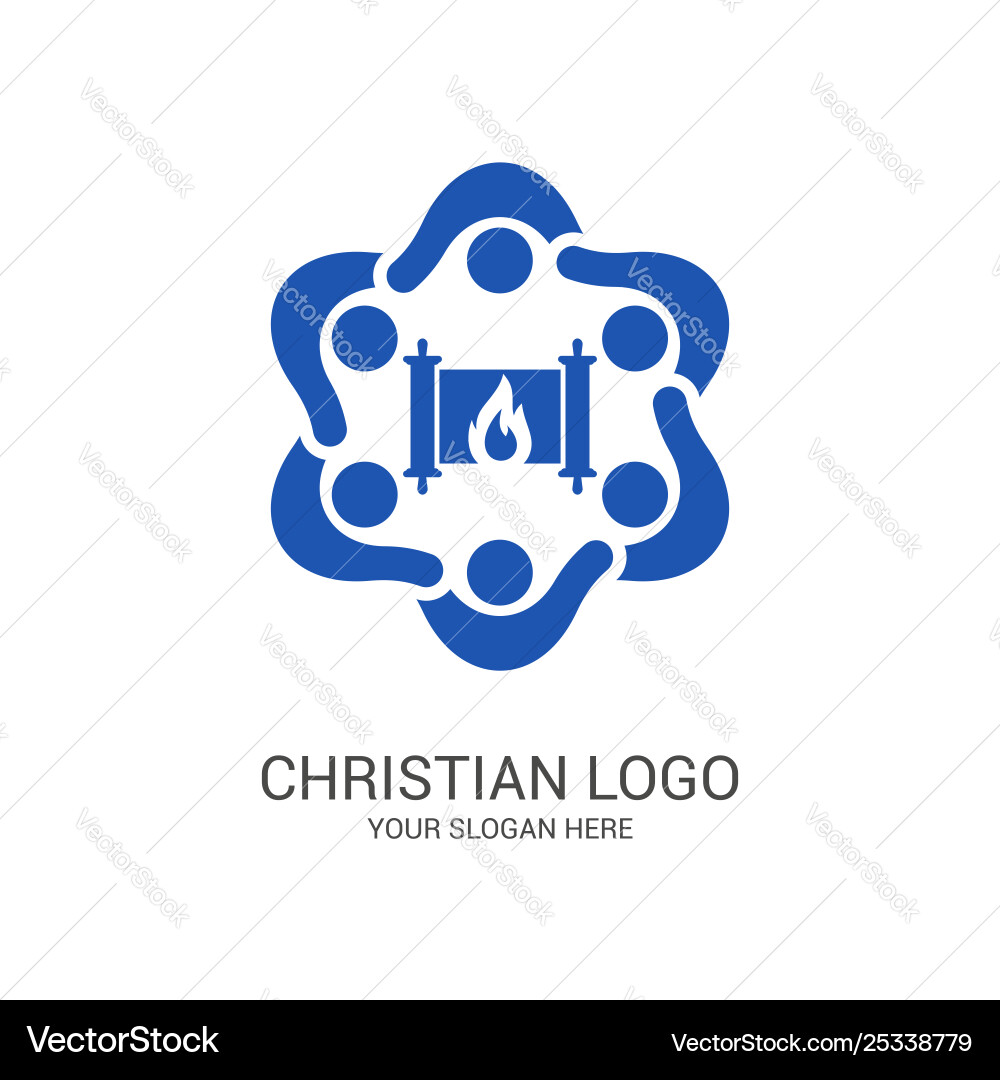 Unity believers in jesus christ Royalty Free Vector Image