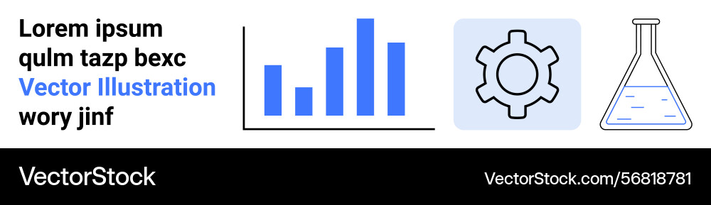 Data analysis and experimentation with analytics Data analysis and experimentation with analytics vector image