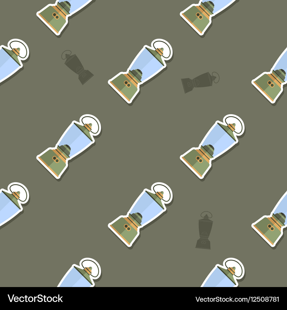 Seamless pattern with lanterns Vector Image