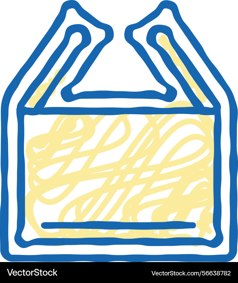 Open box unpacking loading contents icon doodle Open box unpacking loading contents icon doodle vector image
