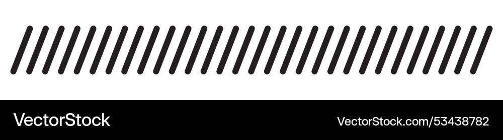 Slash line border diagonal lines divider strip Slash line border diagonal lines divider strip vector image