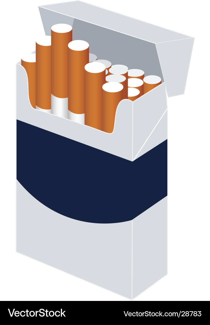 Cigarette Box (28783) – Royalty-Free Vector