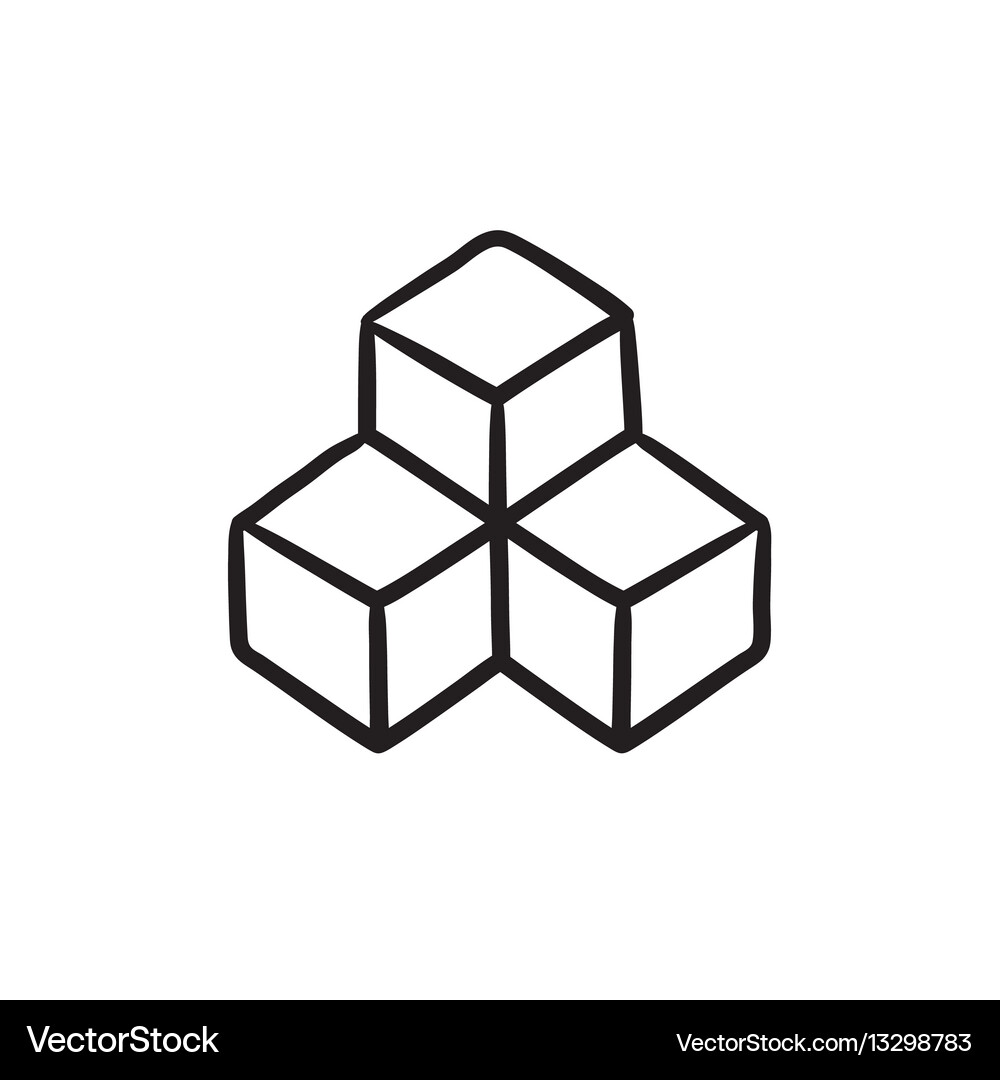 System part sketch icon Vector Image