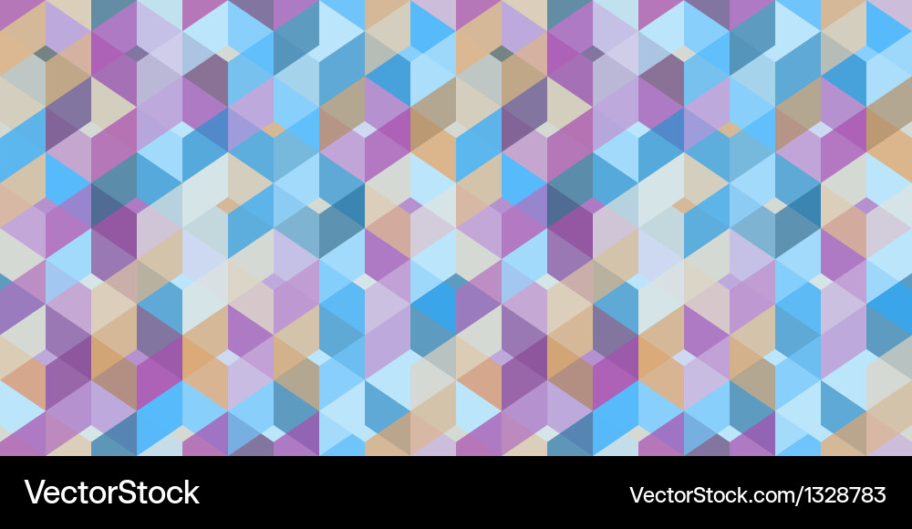 Two abstract lattice seamless patterns vector image