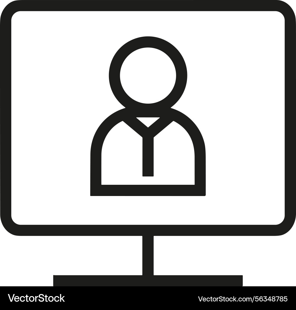 Computer icon symbol image Computer icon symbol image Vector Image