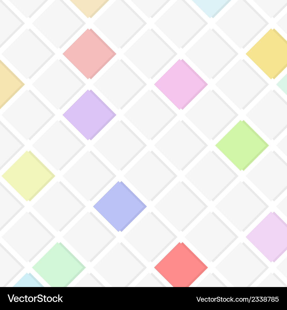 Flat background with squares Vector Image