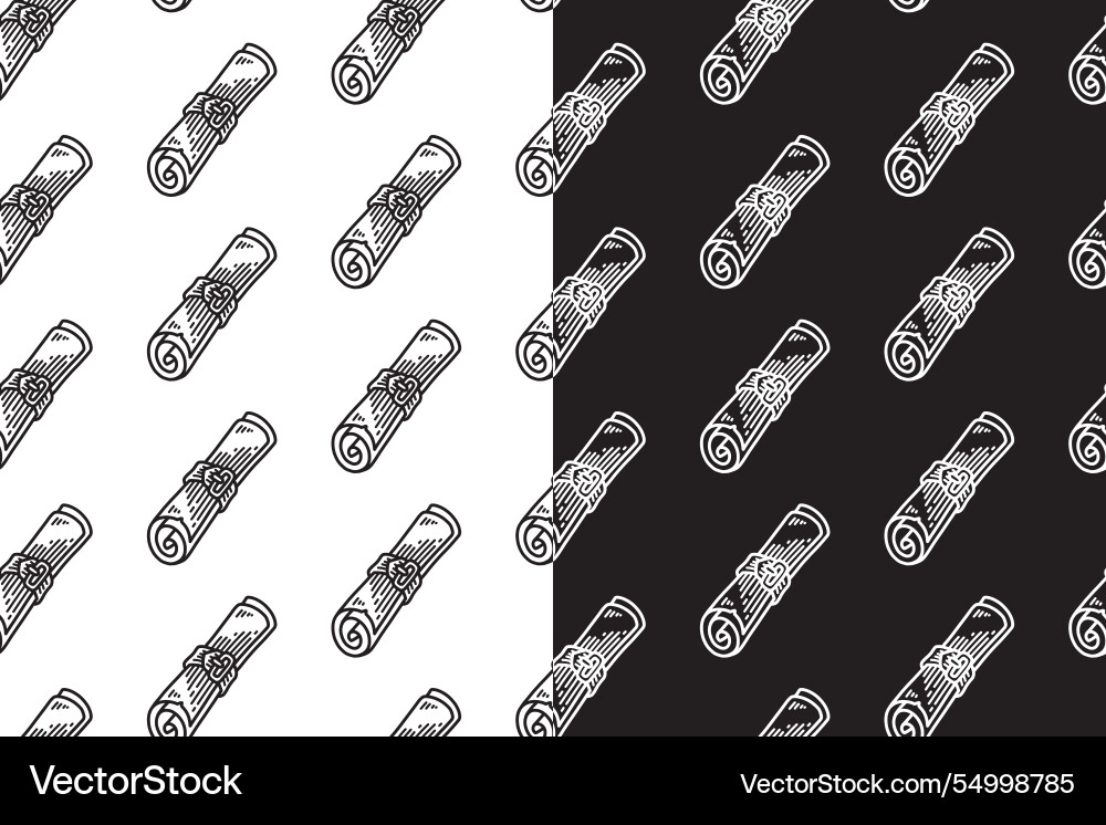 Old world map scroll seamless pattern background Old world map scroll seamless pattern background Vector Image