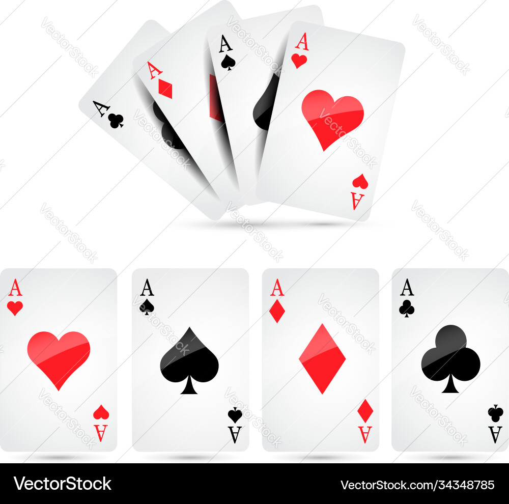 Standard Playing Card Deck Vector Image