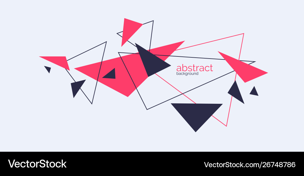 Abstract geometric background with triangles Abstract geometric background with triangles vector image