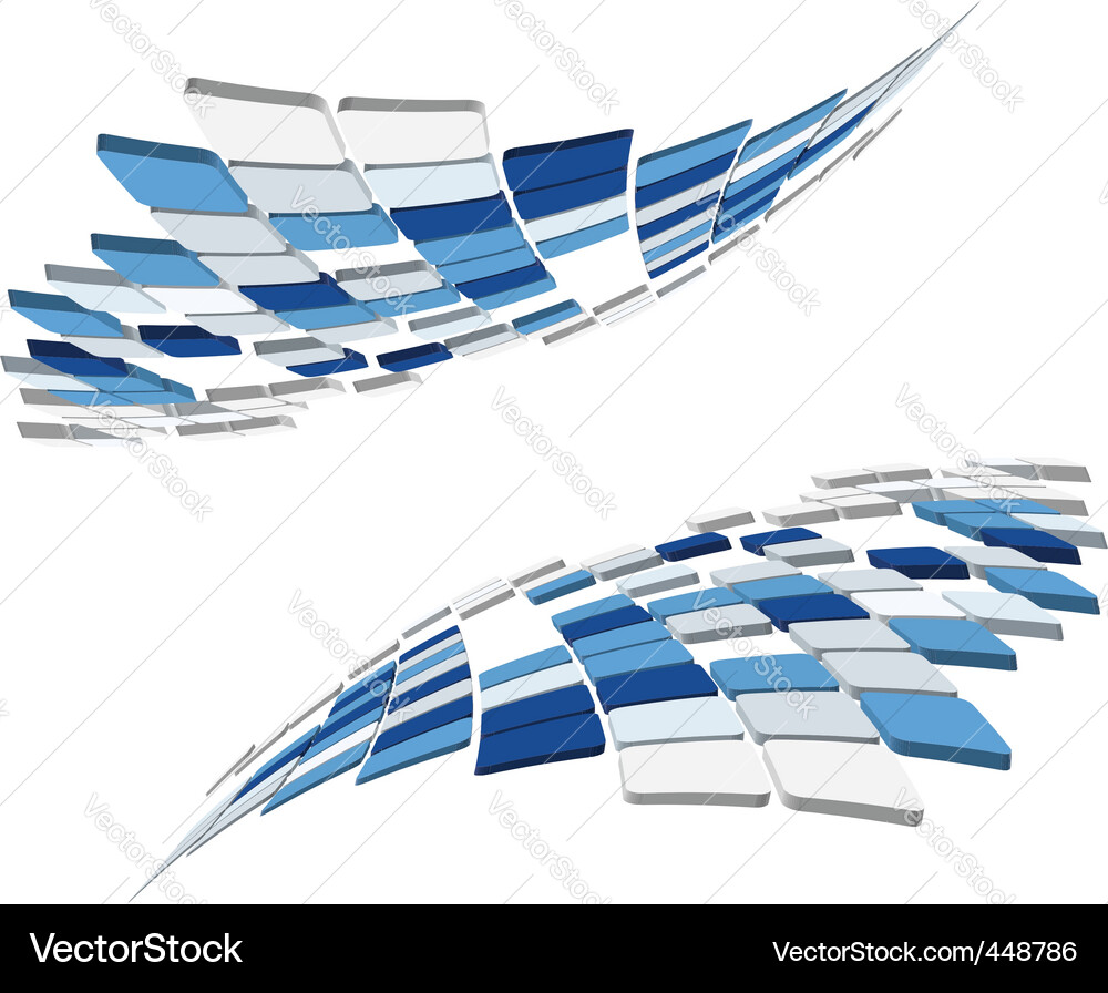 Checked background vector image