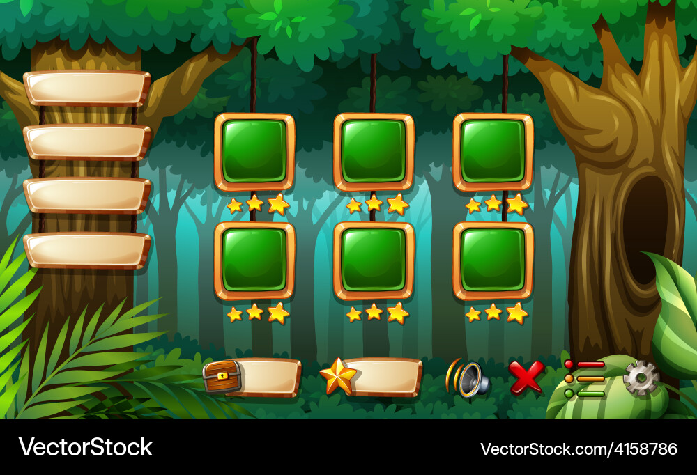 Computer game vector image