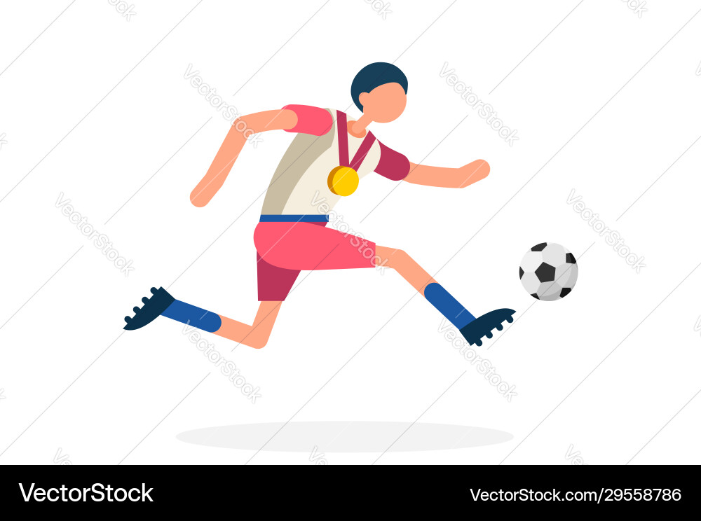 Striker Fußball-Symbol Striker Fußball-Symbol vektorbild