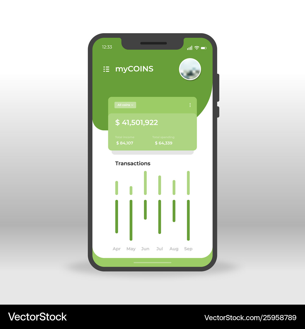Green crypto wallet (95) foto