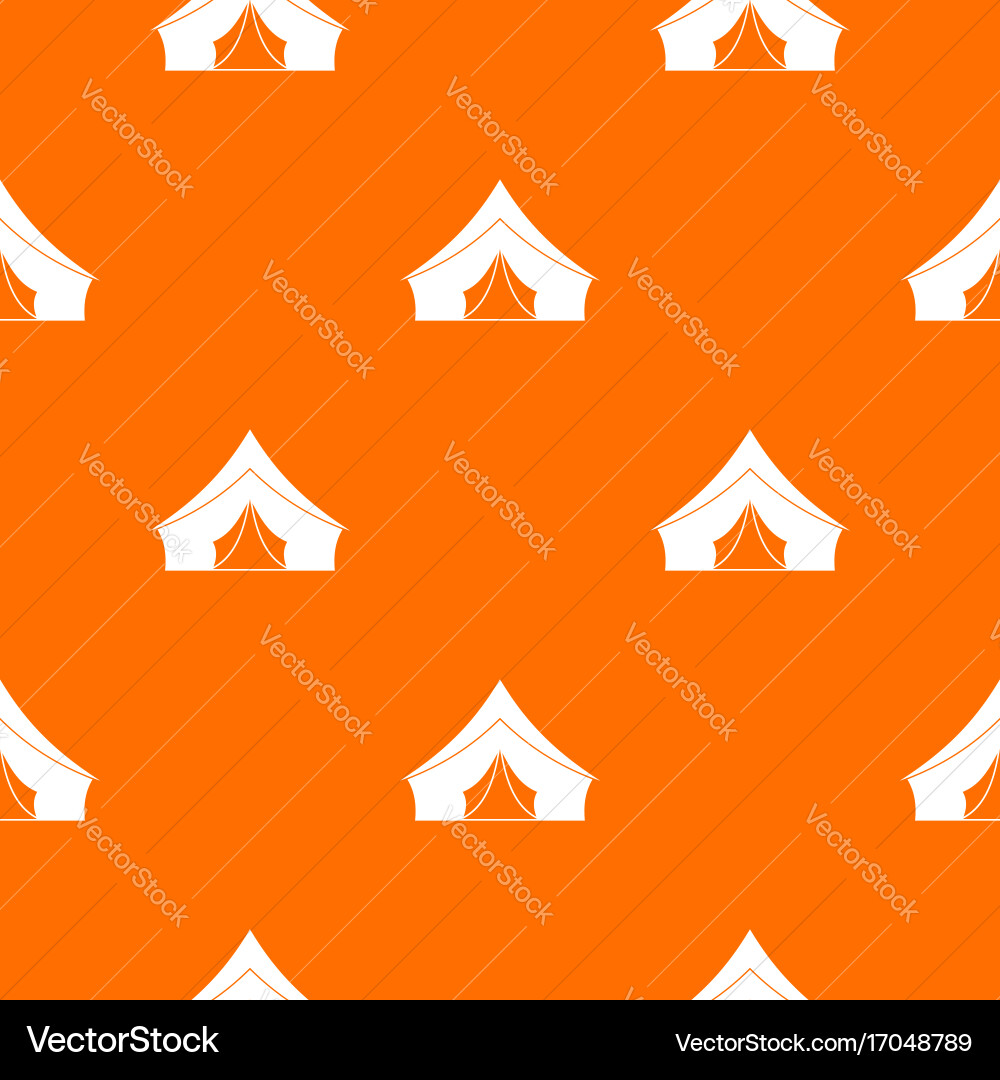 Tent with a triangular roof pattern seamless vector image