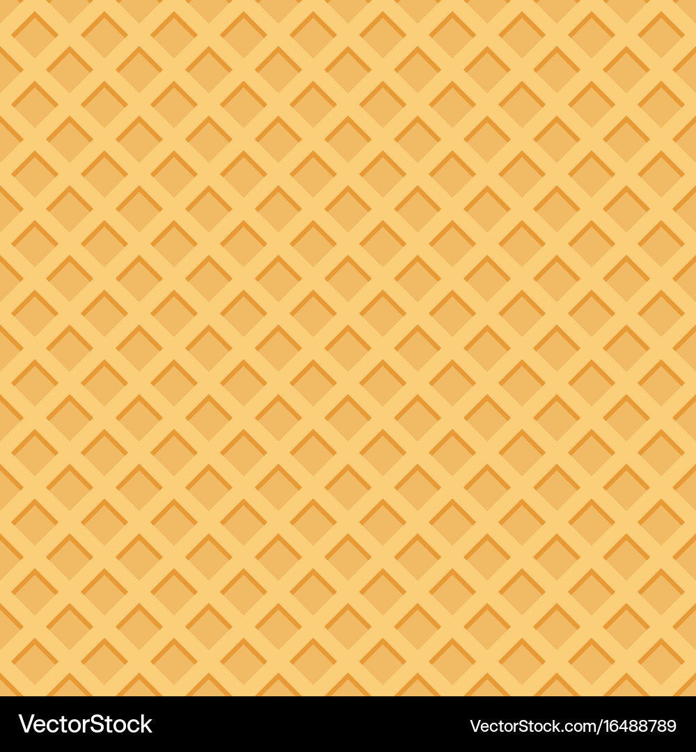 Waffle Texture Pattern vector image