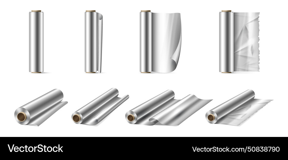 Backpapier-Rollen-Verpackung Backpapier-Rollen-Verpackung vektorbild