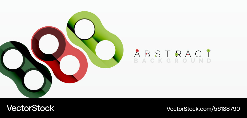 Bright circles overlap creating dynamic Bright circles overlap creating dynamic Vector Image