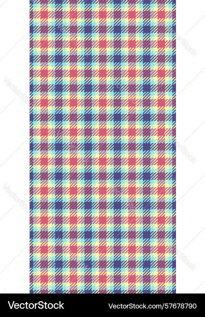 Installing check texture textile underwear Vector Image