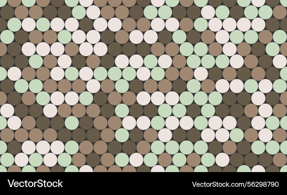 Overlapping Circle Pattern Vector Image