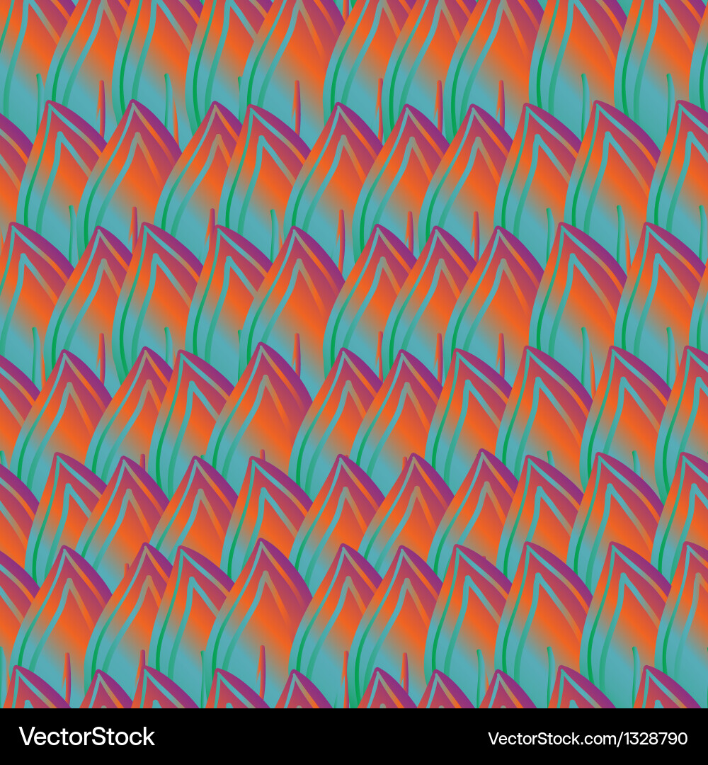 Two abstract lattice seamless patterns vector image
