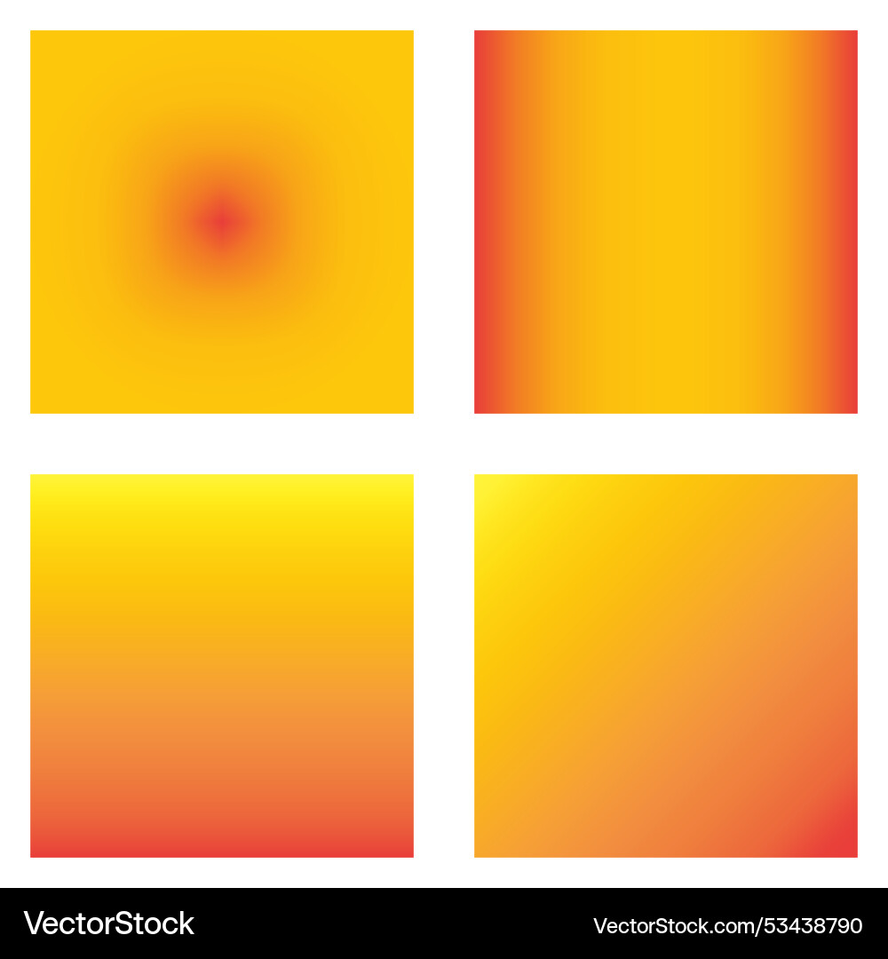 Yellow and red gradient squares abstract Yellow and red gradient squares abstract vector image