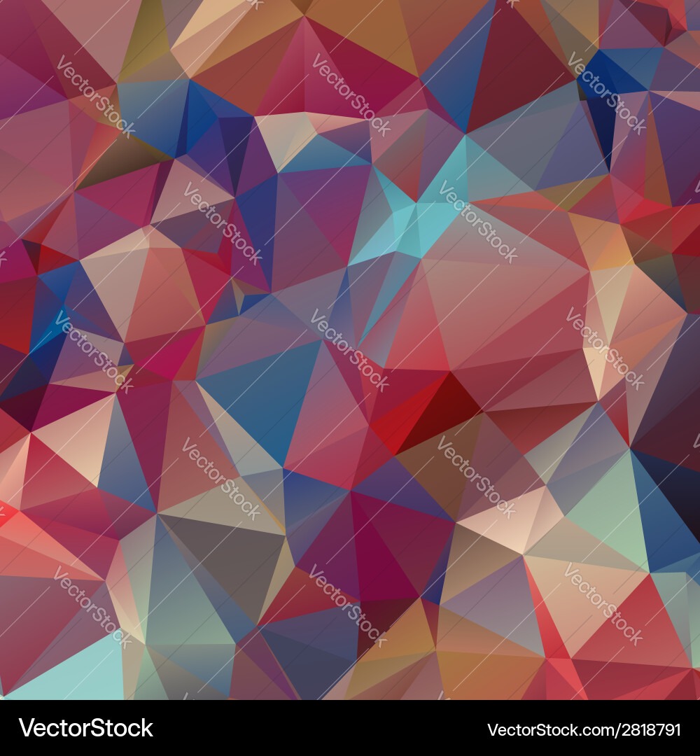 Abstract triangles background for design vector image