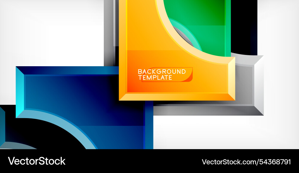 Arrow with round elements color geometric shapes Arrow with round elements color geometric shapes vector image