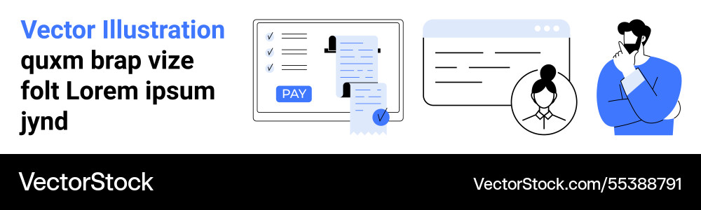 Digital payment form with user profile and data Digital payment form with user profile and data vector image