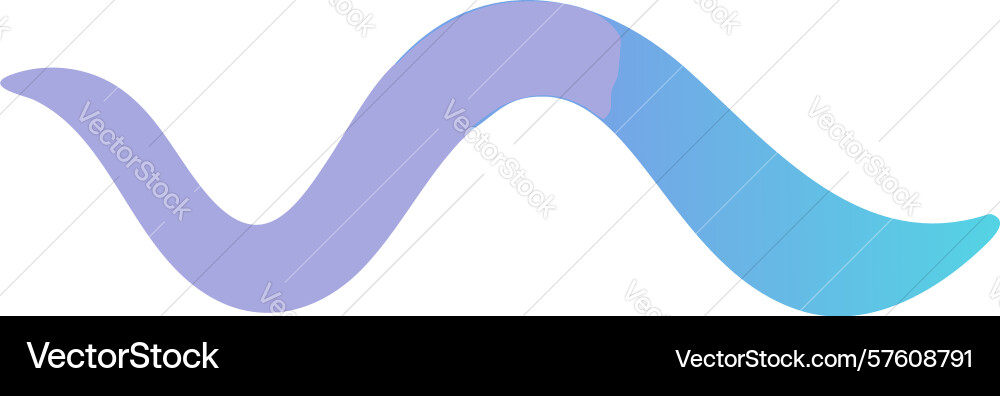 Smooth abstract wave gentle fluid motion design vector image