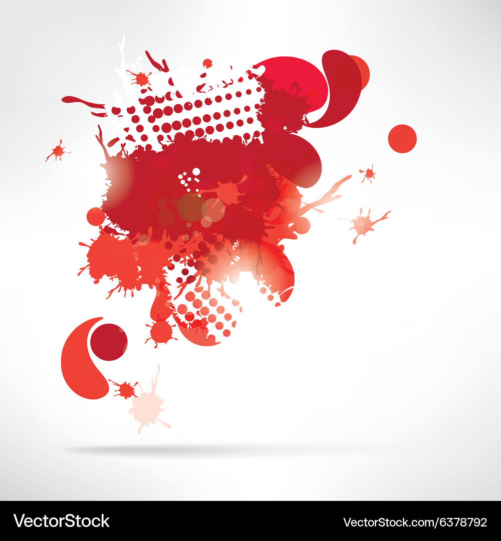 Abstract background with splash vector image